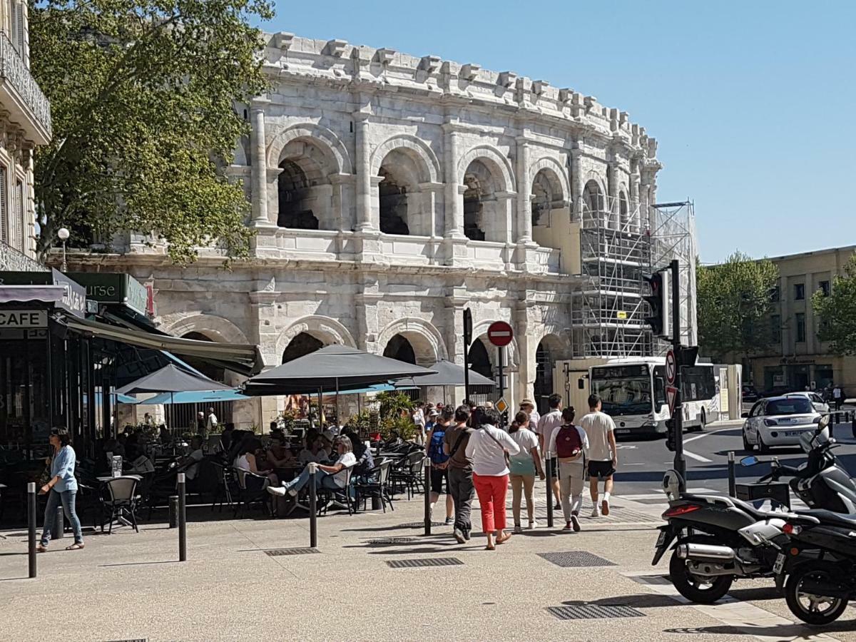 *Dolce Nimes - T2 Standing - Clim * Appartement Buitenkant foto